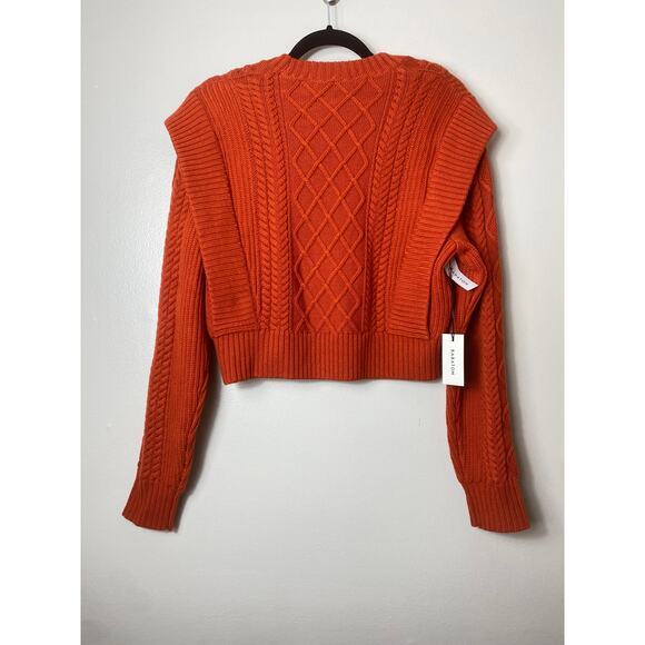 NWT ARITZIA BABTON SWEATER MERINO WOOL KNIT ACADEMIA - Picture 4 of 16